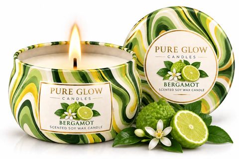 Bergamot Travel Tin Candle