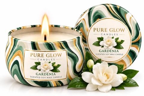 Gardenia Travel Tin Candle