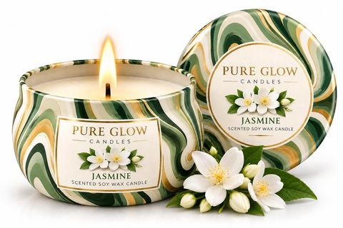 Jasmine Travel Tin Candle