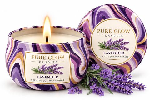 Lavender Travel Tin Candle