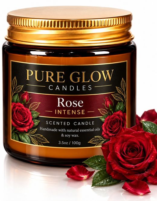 Rose Intense Candle