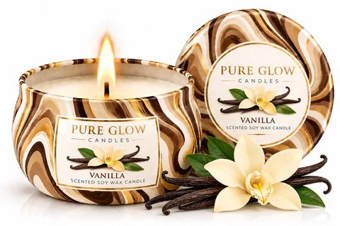 Vanilla Travel Tin Candle