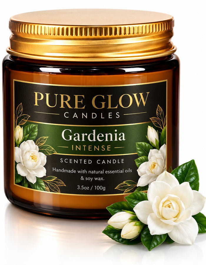 Pure Glow Gardenia intense candle
