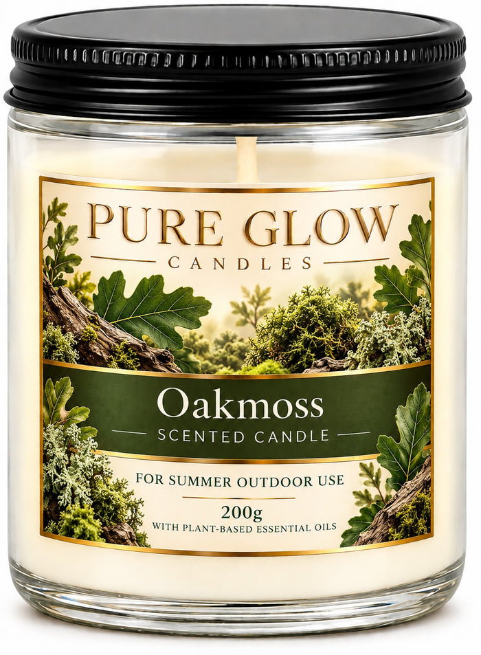 Pure Glow Oakmoss outdoor candle