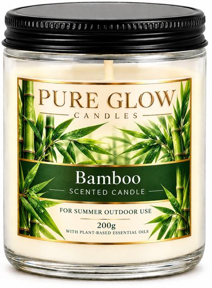 Bamboo Outdoor Candle