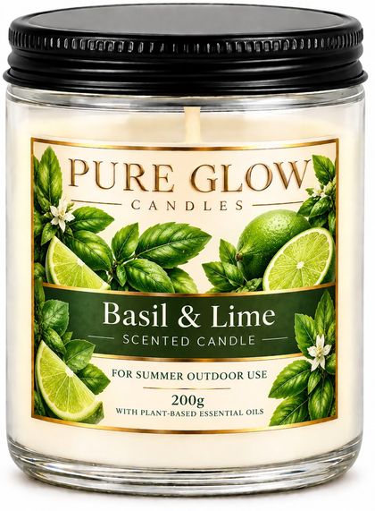 Basil & Lime Outdoor Candle