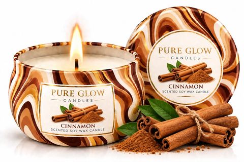Cinnamon Travel Tin Candle