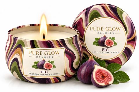 Fig Travel Tin Candle